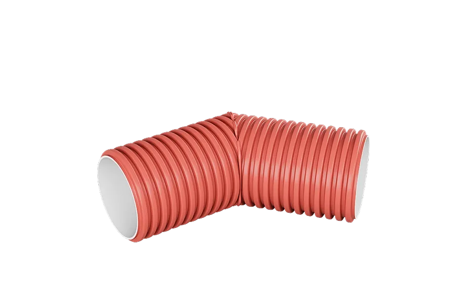 Отводы гофрированные (ПП) 45 градусов