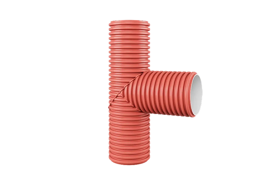 Гофрированные тройники (ПП) 90 градусов